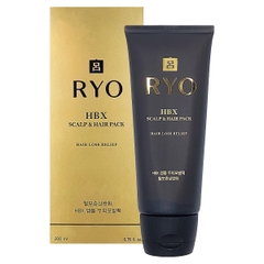 Bộ đặc biệt chăm sóc trị rụng tóc RYO Premium HBX Hair Loss Relief Gift Set Shampoo Scalp Hair Pack 4item