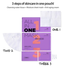 Mặt Nạ Làm Sạch Dưỡng Ẩm Chống Lão Hóa Dưỡng Da 3 Trong 1 Verite All In One Mask