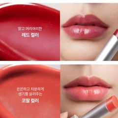 Son môi thuần chay/ Quà tặng phụ nữ/ Son môi cho mẹ bầu dùng được Su:m37 Skin Stay Glossy Lip Balm Duo Special Set