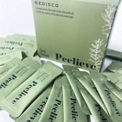 Kem dưỡng ẩm bên trong khô làm dịu da chiết xuất rau má phục hồi da sau điều trị da Medisco Peelieve Cica Cream 2ml*30 gói