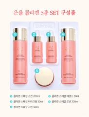 Bộ dưỡng săn chắc da bổ sung collagen Eunyul Collagen Special 5-piece set (Skin + Lotion + Essence + Eye Cream + Cream)