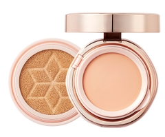 Phấn Nước Và Kem Nền Che Khuyết Điểm AHC Perfect Dual Cover Cushion Glam Pink 2 in 1 Foundation Cover Balm (6.5g+10g)