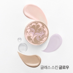 Phấn trang điểm chứa tinh chất tạo lớp nền căng bóng và che phủ hoàn hảo AGE 20’s Glass Skin Essence Pact Glow / Perfect (sản phẩm chính + 1 lõi phụ)