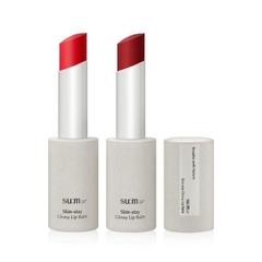 Son môi thuần chay/ Quà tặng phụ nữ/ Son môi cho mẹ bầu dùng được Su:m37 Skin Stay Glossy Lip Balm Duo Special Set