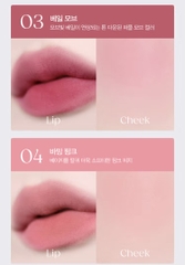 Son kem bùn và má hồng 2 in 1 Twinkle Pop by Clio - Blur Mud Pot - 4 Colors