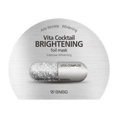 Mặt Nạ Dưỡng Trắng Chống Lão Hóa Giấy Bạc Banobagi BNBG Vita Cocktail Brightening Foil Mask