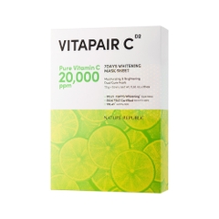 Mặt nạ làm trắng da 7 ngày Nature Republic Vita Fair C 7-day Whitening Mask Pack 23 ml * 10 miếng