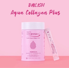 Collagen Peptide phân tử cá Dailish Aqua Collagen Plus / Bổ sung collagen cá và vitamin C và men vi sinh/ Dưỡng da và sức khỏe khỏe đường ruột cùng một lúc!