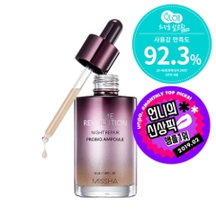 Tinh Chất Chống Lão Hóa Phục Hồi Da Ban Đêm Missha Time Revolution Night Repair ProBio Ampoule 50ml