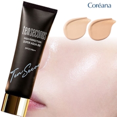 Kem nền BB Cream trang điểm nền che phủ mịn màng da ẩm và căng bóng lâu dài COREANA Tenseconds High Perfection Super Aqua BB Cream SPF27 PA++