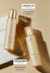 (New) Bộ 2 Sản Phẩm Nước Hoa Hồng & Sữa Dưỡng Chống Lão Hóa Iope Super Vital Softener & Emulsion 2ea Set (Softener 150ml + 18ml; Emulsion 150ml + 18ml; Cream 14ml)