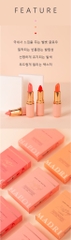 Bộ đôi 2 Son dưỡng môi có màu lâu trôi Merbliss City Holic Lip Rouge Glow Duo Set