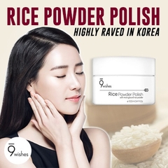 Tẩy Da Chết Dưỡng Trắng Chiết Xuất Gạo 9Wishes Rice Powder Polish 5gx8ea