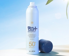 Xịt Chống Nắng Chống Tia Cực Tím 360 độ A By Bom Blue Cica Sun Spray SPF50+PA++++ 180ml