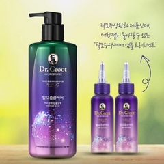 Dầu gội làm dày tóc tăng cường vi sinh vật da đầu Dr. Groot Microbiome Scalp Fortifying Hair Thickening Shampoo  400ml + 2 Ampoule Treatment 100ml