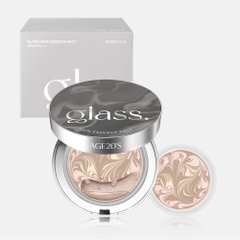 Phấn trang điểm chứa tinh chất tạo lớp nền căng bóng và che phủ hoàn hảo AGE 20’s Glass Skin Essence Pact Glow / Perfect (sản phẩm chính + 1 lõi phụ)