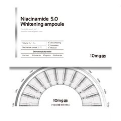 Tinh Chất Làm Mờ Các Đốm Thâm Nám Chống Lão Hóa 10mgRx Aida Niacinamide 5.0 Whitening Ampoule