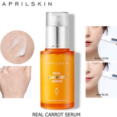 Tinh Chất Trị Mụn Phục Hồi Sáng Da Sau Mụn Chiết Xuất Cà Rốt April Skin Real Carrot Blemish Clear Serum 45g