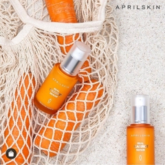 Tinh Chất Trị Mụn Phục Hồi Sáng Da Sau Mụn Chiết Xuất Cà Rốt April Skin Real Carrot Blemish Clear Serum 45g