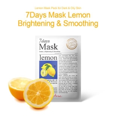 Mặt Nạ Dưỡng Sáng Mờ Thâm Làm Mịn Da Chiết Xuất Trái Chanh Ariul 7 Days Mask Lemon