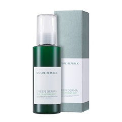 Xịt Dưỡng Cấp Ẩm Làm Dịu Da Nature Republic Green Derma Mild Cica Cream Mist 125ml