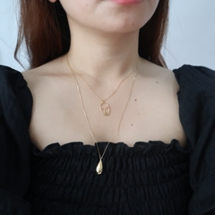 Dây Chuyền Bạc Mạ Vàng 925 Khuôn Mặt