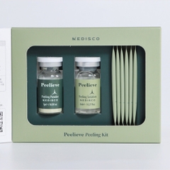 Bột peel da tẩy tế bào chết da Medisco Peelieve Peeling Herbal Peeling Seaweed Facial Exfoliation Powder 1g + Solution 8ml (1 set)