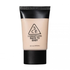 Kem Nền BB Cream Che Phủ Khuyết Điểm 3CE Back To Baby BB Cream SPF35 PA++ 30ml