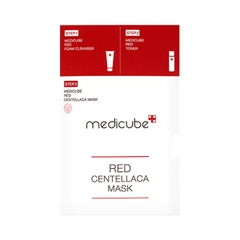 Mặt Nạ 3 Bước Trị Mụn Kiểm Soát Dầu Medicube Red Centellaca Mask