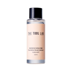 Nước Rửa Cọ Nền The Tool Lab Foundation Brush Cleanser Clean & Soft 50ml