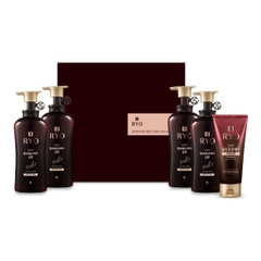 Bộ chăm sóc tóc chuyên nghiệp dầu gội ngăn ngừa rụng tóc Ryo Jingyeolmo Shampoo and Treatment Special Set ( Dầu gội 490ml x 4 + Trị liệu Treatment 300ml X 1)
