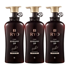 Bộ chăm sóc tóc chuyên nghiệp dầu gội ngăn ngừa rụng tóc Ryo Jingyeolmo Shampoo and Treatment Special Set ( Dầu gội 490ml x 4 + Trị liệu Treatment 300ml X 1)