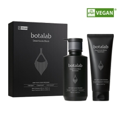 Bộ dầu gội làm đen tạm thời tóc bạc và tóc sáng và chăm sóc tóc bạc chăm sóc tóc và da đầu ngăn ngừa rụng tóc Incellderm Botalab Deserticola Black Hair Care Set/ Deserticola Black Shampoo Shampoo /Deserticola Black Treatment 200ml