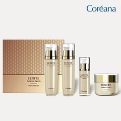 Bộ dưỡng săn chắc da dưỡng ẩm và căng bóng Coreana Senite Intense Gold Special Set 4pcs