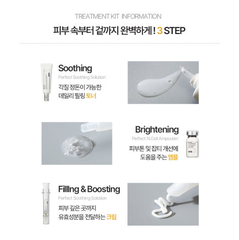Bộ dưỡng trắng da xỉn màu thâm nám phục hồi da giảm nhăn căng bóng trẻ hóa da làm nhỏ lỗ chân lông to Erty Perfection Toning Treatment Kit