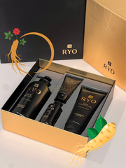 Bộ đặc biệt chăm sóc trị rụng tóc RYO Premium HBX Hair Loss Relief Gift Set Shampoo Scalp Hair Pack 4item