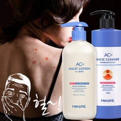 Sữa dưỡng thể dưỡng ẩm trị mụn lưng và body Merphil AC+ Magic Lotion