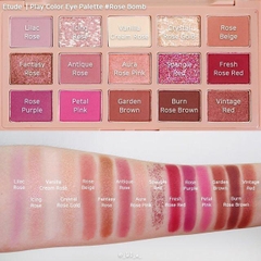Bảng Phấn Mắt Hoa Hồng 15 Màu Etude House Play Color Eye Palette Rose Bomb 7g