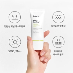 Kem Chống Nắng Cho Da Nhạy Cảm Dr.Jart+ Every Sun Day Mild Sun 50ml SPF 43, PA+++