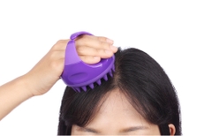 Bàn chải gội đầu chăm sóc da đầu giúp làm sạch da đầu và massage lưu thông máu thư giãn da đầu Dr.Groot Scalp Brush