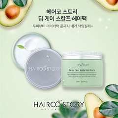 Mặt Nạ Ủ Tóc Chăm Sóc Chuyên Sâu Da Đầu Nhạy Cảm Hairco Story Deep Care Scalp Hair Pack 300ml