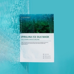 Mặt nạ tảo xoắn se khít lỗ chân lông làm mát da dưỡng ẩm chống lão hoá Dessembre Spirulina Ice Silk Mask