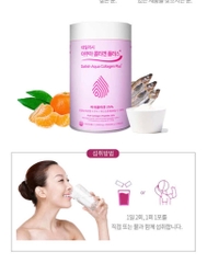 Collagen Peptide phân tử cá Dailish Aqua Collagen Plus / Bổ sung collagen cá và vitamin C và men vi sinh/ Dưỡng da và sức khỏe khỏe đường ruột cùng một lúc!