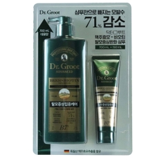 Dầu gội men bia và biotin chăm sóc tóc chuyên sâu giảm các triệu chứng rụng tóc Dr.Groot Beer and Biotin Shampoo anti hair loss shampoo 700ml + 150ml