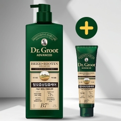 Dầu gội men bia và biotin chăm sóc tóc chuyên sâu giảm các triệu chứng rụng tóc Dr.Groot Beer and Biotin Shampoo anti hair loss shampoo 700ml + 150ml