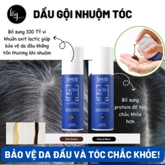 Dầu gội nhuộm đổi màu tóc bạc chứa 1 tỷ vi khuẩn có lợi axit lactic chăm sóc da đầu và tóc chắc khỏe SMIB Lactobio Color Change Hair Dye Shampoo (có tác dụng làm giảm các triệu chứng rụng tóc) 200ml