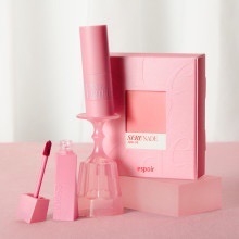 Bộ son môi và má hồng tông màu hồng ấm áp hiệu ứng mịn lì Espoir Lip Tint và Espoir Liquid Cheek Set phiên bản Serenade