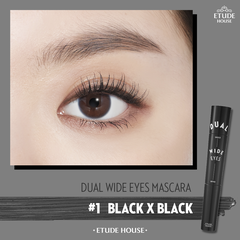 Mascara Chuốt Mi Trên Mi Dưới Etude House Dual Wide Eyes Mascara 8.5g