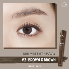 Mascara Chuốt Mi Trên Mi Dưới Etude House Dual Wide Eyes Mascara 8.5g