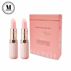 Bộ đôi 2 Son dưỡng môi có màu lâu trôi Merbliss City Holic Lip Rouge Glow Duo Set